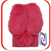 قاب خزدار خرگوشی پشمالو عروسکی مناسب برای گوشی موبایل سامسونگ S21 ULTRA