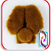 قاب خزدار خرگوشی پشمالو عروسکی مناسب برای گوشی موبایل سامسونگ S21 ULTRA