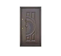 درب ضدسرقت فلزی مدل خورشیدی چپ باز شو