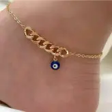 پابند زنانه کارتیر و چشم نظر جنس استیل (ویولت گالری) کد ۷۰۷۷