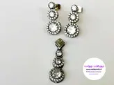 نیم ست نقره طرح جواهر عیار۹۲۵ کد۲۰۱۲وزن ۷.۵گزم