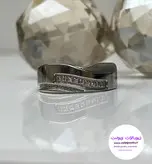 حلقه استیل اسپرت نگین دار برند jfs کد ۳۰۵۳