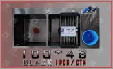 سینک ظرفشویی استیل دو لگنه وارداتی