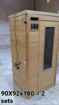 اتاق سونا خشک خانگی یک نفره(D1P1) سایز180*92*90