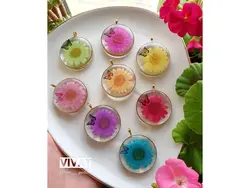 گردنبند بابونه رنگی وارداتی