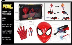 تیرپرتابکن دستکش ادمک ماسک اسپایدرمن