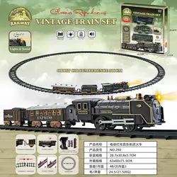 قطار ریلی موزیکال چراغدار حرکتی