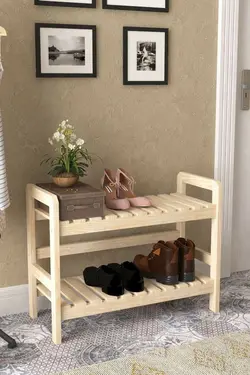 جاکفشی چوبی روستیک