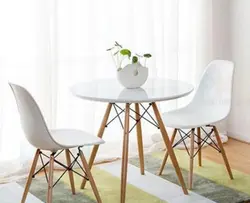 غذاخوری دونفره ایفلی پایه چوبی رستوران/ صندلی کافی شاپ/ ناهارخوری فضای باز