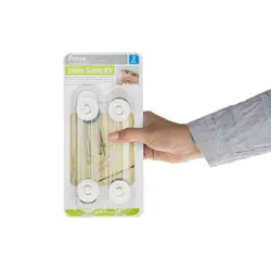 قفل درب کابینت پویا مدل Home Safety Kit دو بسته 2 عددی