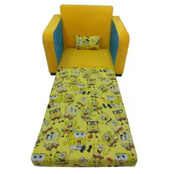 مبل کودک مدل تخت خواب شو طرح باب اسفنجی - تحویل 15 روز کاری