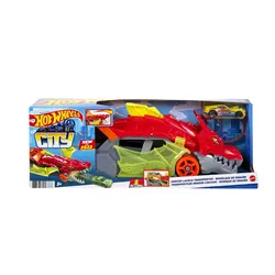 کیت ماشین بازی هات ویلز مدل Dragon Launch Transporter کد GTK42