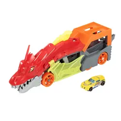 کیت ماشین بازی هات ویلز مدل Dragon Launch Transporter کد GTK42