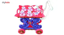 اسباب بازی ست چای خوری و چرخ دستی چای ژیونگ چنگ مدل Beauty Tea Cart Set 008-36A