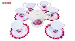 اسباب بازی ست چای خوری و چرخ دستی چای ژیونگ چنگ مدل Beauty Tea Cart Set 008-36A