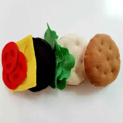اسباب بازی فست فود مدل ساندویچ همبرگر