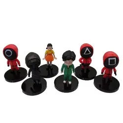 فیگور مدل فیگور اسکویید گیم مدل بازی مرکب مجموعه 6 عددی
