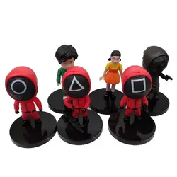 فیگور مدل فیگور اسکویید گیم مدل بازی مرکب مجموعه 6 عددی