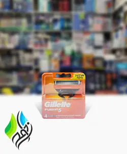 تیغ یدک 5 لبه ژیلت مدل FUSION بسته 4 عددی
