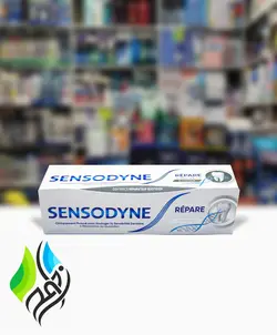 خمیر دندان سنسوداین/Sensodyne سفید کننده مدل Repare & Protege Blancheur حجم 75 میل