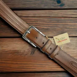 کمربند leatherمردانه سه سانتی rabo