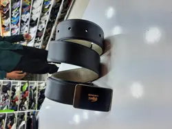 کمربند چرمی پلاکدار مردانه