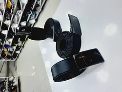 کمربند مردانه مجلسی سگگ اعلا پلاکی برند رنگ مشکی