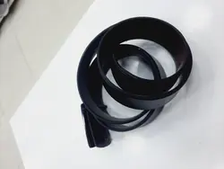 کمربند مردانه پلاکی سگگ مستطیلی برند رنگ مشکی