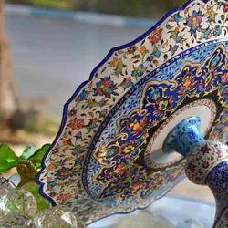 شیرینی خوری پایه دار میناکاری - وریا گالری