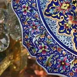 شیرینی خوری پایه دار میناکاری - وریا گالری