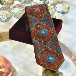 کراوات سوزن دوزی شده - وریا گالری
