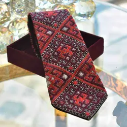 کراوات سوزن دوزی شده - وریا گالری