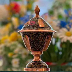 گز خوری طرح سلجوقی گل و مرغ آقاجانی - وریا گالری