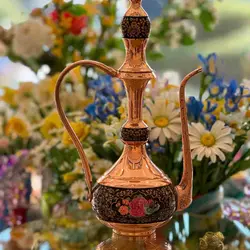 گلاب پاش VIP کوچک طرح گل و مرغ آقاجانی - وریا گالری