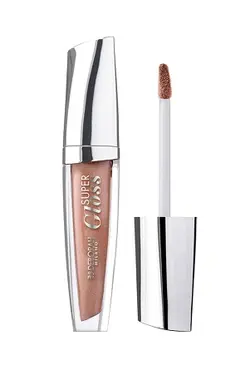 رژ لب مایع سوپر گلاس رنگ شاه بلوط مرواریدی شماره 08