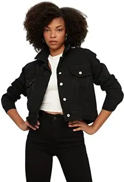 کت لی دخترانه کوتاه مشکی