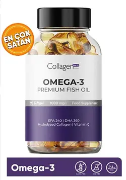 روغن ماهی ممتاز امگا 3 کلاژن هیدرولیز شده و ویتامین C