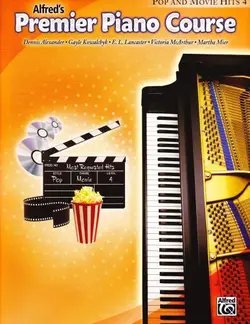دانلود کتاب Alfred's Premier Piano Course. Pop and movie hits 4