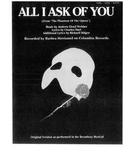 دانلود کتاب All I Ask of You Piano