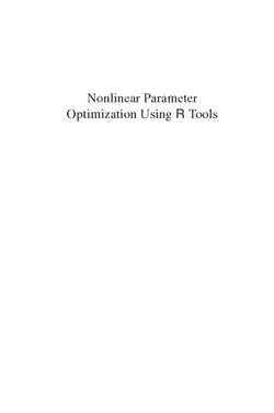 دانلود کتاب Nonlinear parameter optimization using R tools