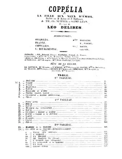 دانلود کتاب Coppelia, piano reduction (piano solo) of the ballet music