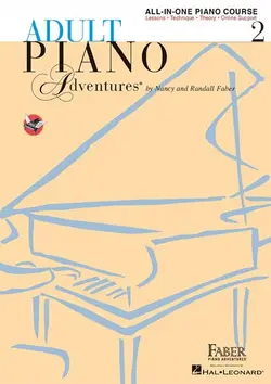 دانلود کتاب Adult Piano Adventures All-in-One Piano Course Book 2: Book with Media Online Spi