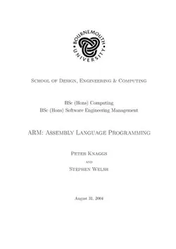 دانلود کتاب ARM: Assembly Language Programming