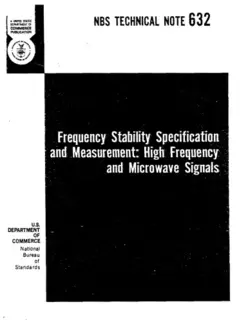 دانلود کتاب Frequency Stability Specification and Measurement: High Frequency and Microwave Signals 1973