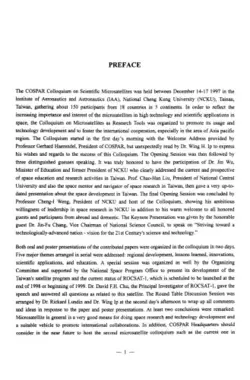 دانلود کتاب Microsatellites As Research Tools, Proceedings of Cospar Colloquium on Microsatellites as Research Tools 1999