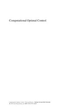 دانلود کتاب Computational Optimal Control: Tools and Practice 2009