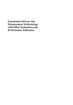 دانلود کتاب Functional Software Size Measurement Methodology with Effort Estimation and Performance Indication 2017