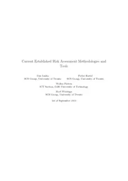 دانلود کتاب Current Established Risk Assessment Methodologies and Tools 2013