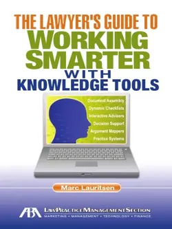 دانلود کتاب The Lawyer’s Guide To Working Smarter With Knowledge Tools 2010