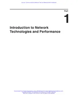 دانلود کتاب Communications Network Test & Measurement Handbook ویرایش 1